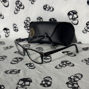 RAY-BAN RB5225 5023 Eyeglasses Frame 52-17-140 Tortoise Brown/Blue